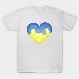 Strong Heart. Ukrainian heart T-Shirt